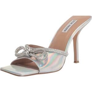 Steve Madden Women's Embellish Dress Sandal | Iridescent  SZ 9. MSRP 110